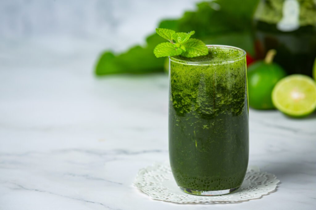 healthy drink, vegetable smoothie
